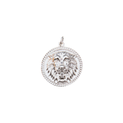 Silver Let Me Hear You Roar Lion Charm