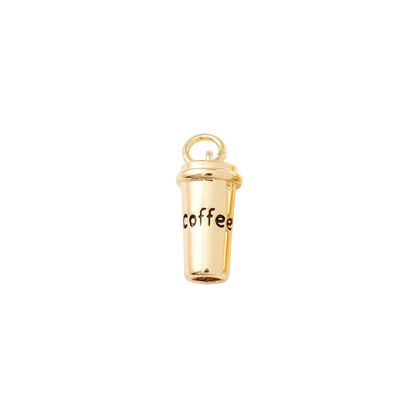 Gold Cup of Ambition Coffee Charm