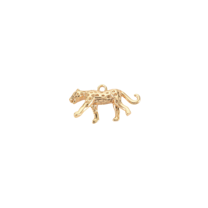 Gold Cheetah Charm