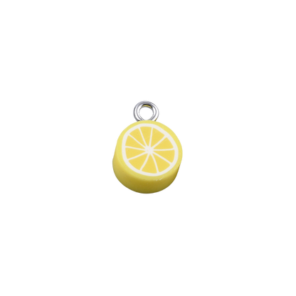 Polymer Clay Lemon Lanyard Charm
