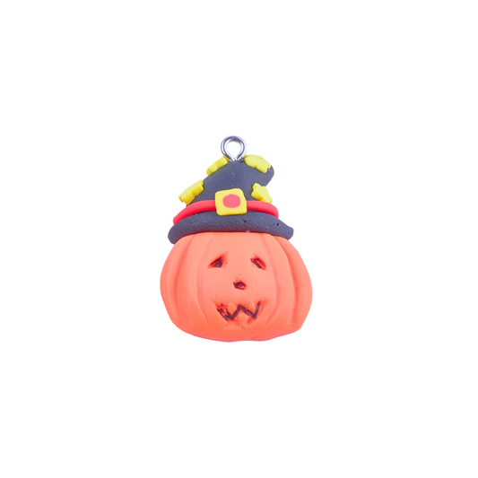 Witch's Hat Jack-O'-Lantern Lanyard Charm