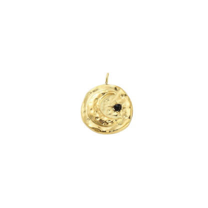 Transparent view of the Gold Lunar Eclipse Charm
