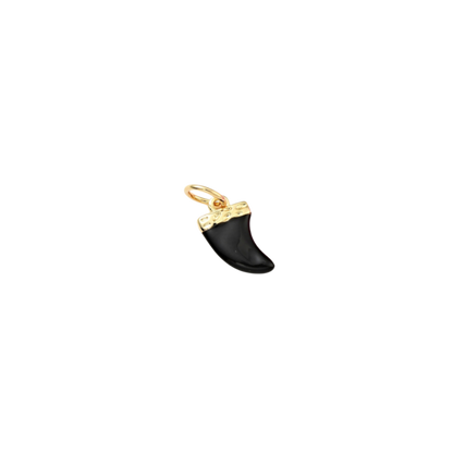Transparent view of the Gold Chili Pepper Charms | Assorted | Black