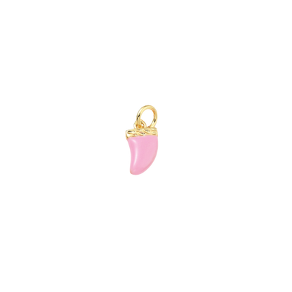 Transparent view of the Gold Chili Pepper Charms | Assorted | Pink