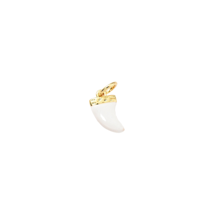 Transparent view of the Gold Chili Pepper Charms | Assorted | White 
