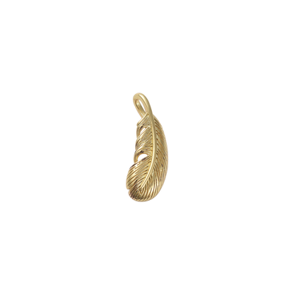Transparent view of the Gold Feather Charm