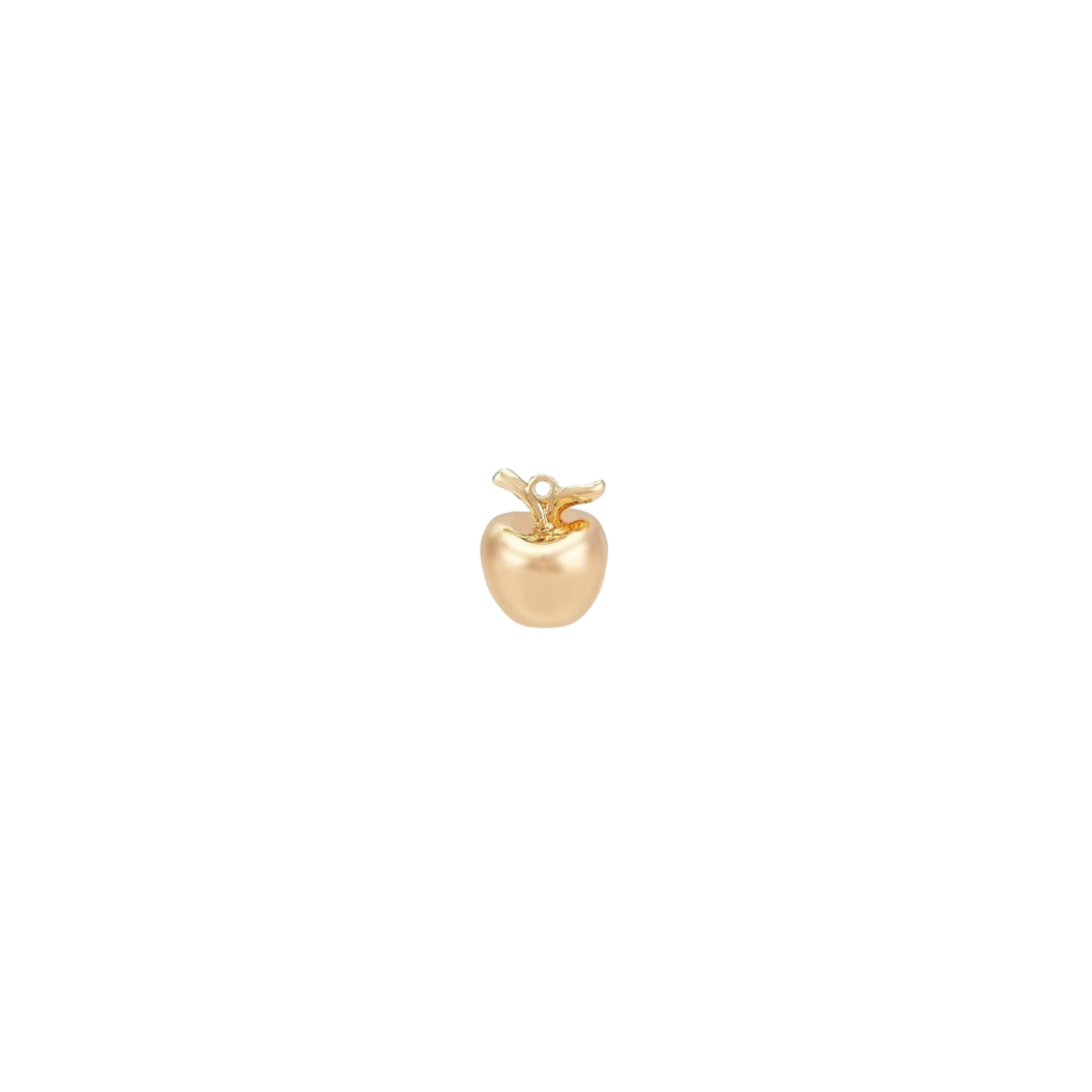 Gold Apple Charm