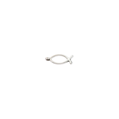 Silver Christian Fish Charm