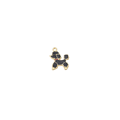 Gold Poodle Charm