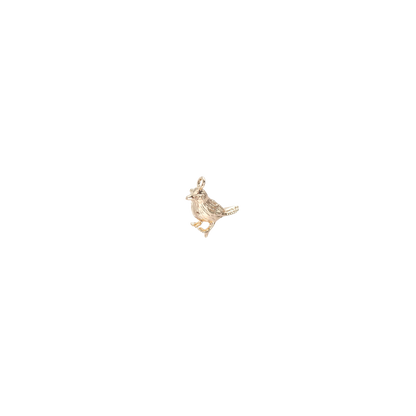 Gold Dainty Bird Charm