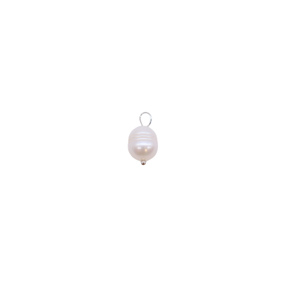Silver Pearl Charms