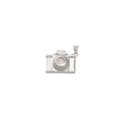 Transparent view of the Silver Memories Camera Charm (Large)
