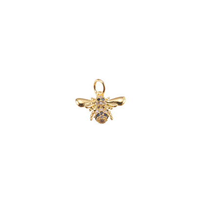 Gold Embellished Bee Charm