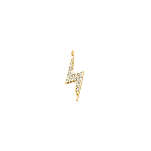 Gold Lightning Bolt Charm