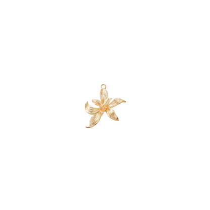 Gold Lovely Lily Charm