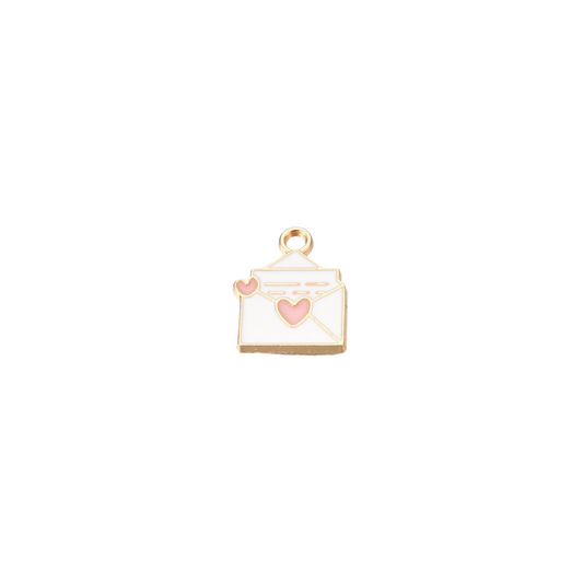 Gold Love Note Charm