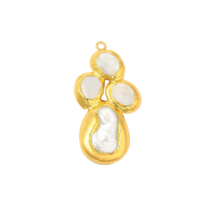 Gold Seaborn Cross Charm
