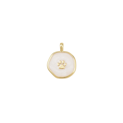Gold Pawprint Charm