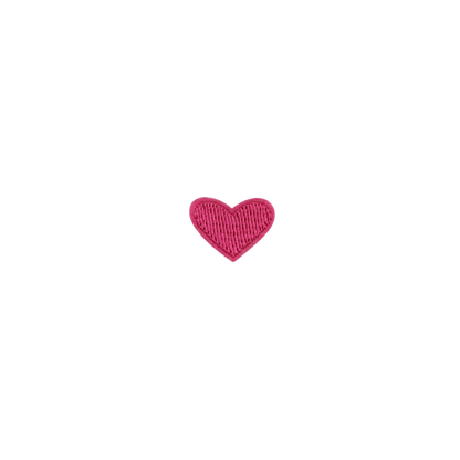 Red heart shape on a white background