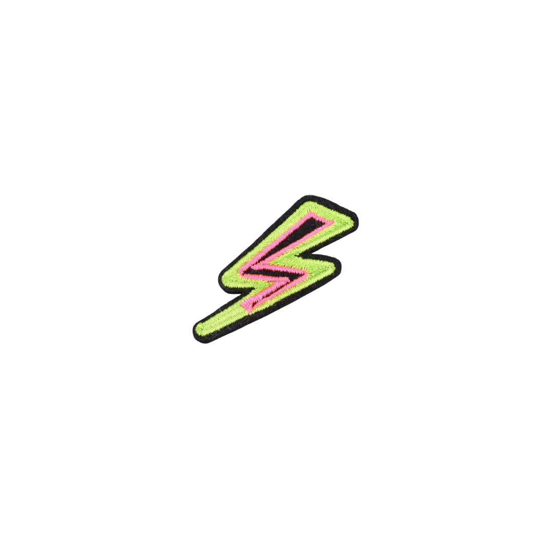 Pink & Green Lightning Patch