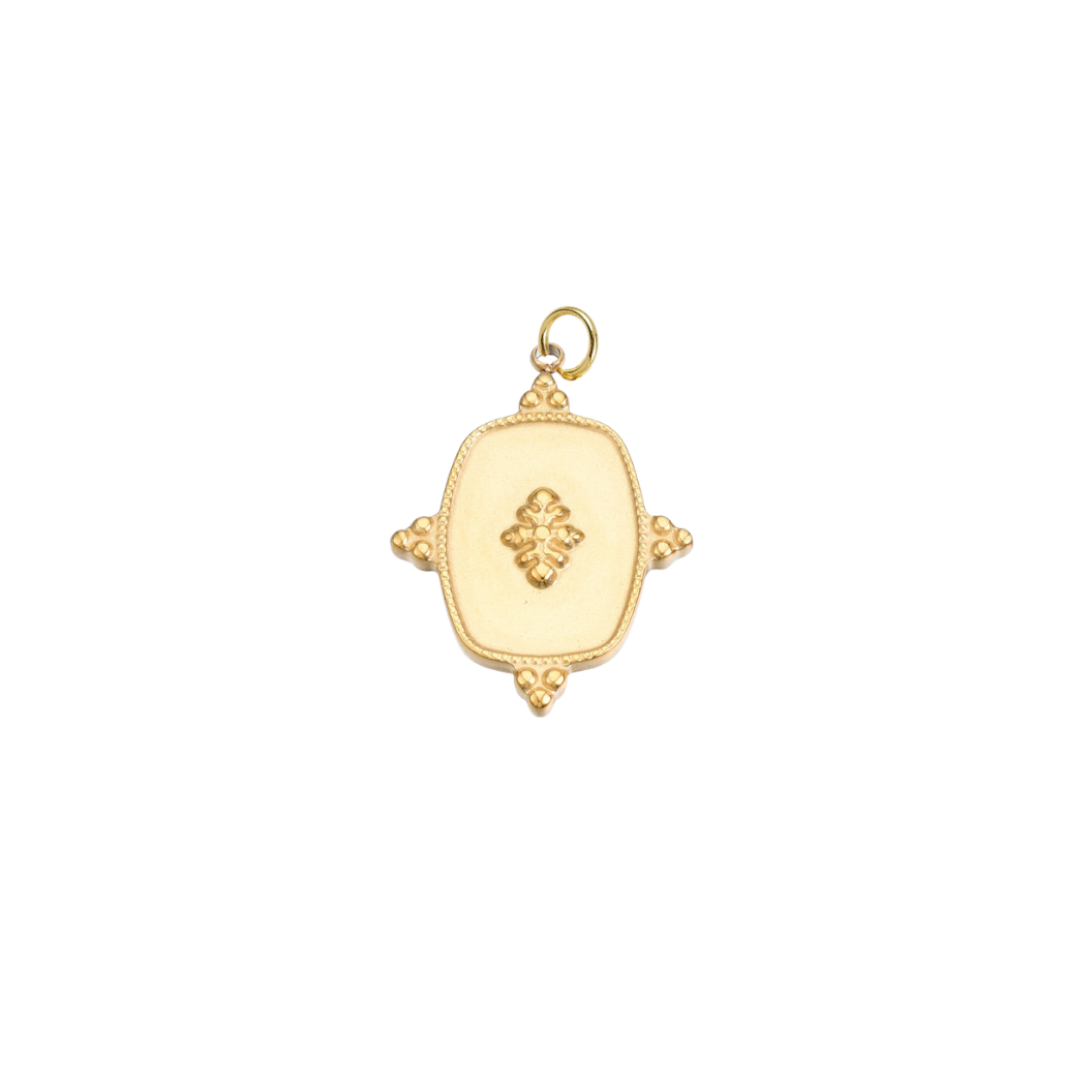 Gold Regal Crest Charm
