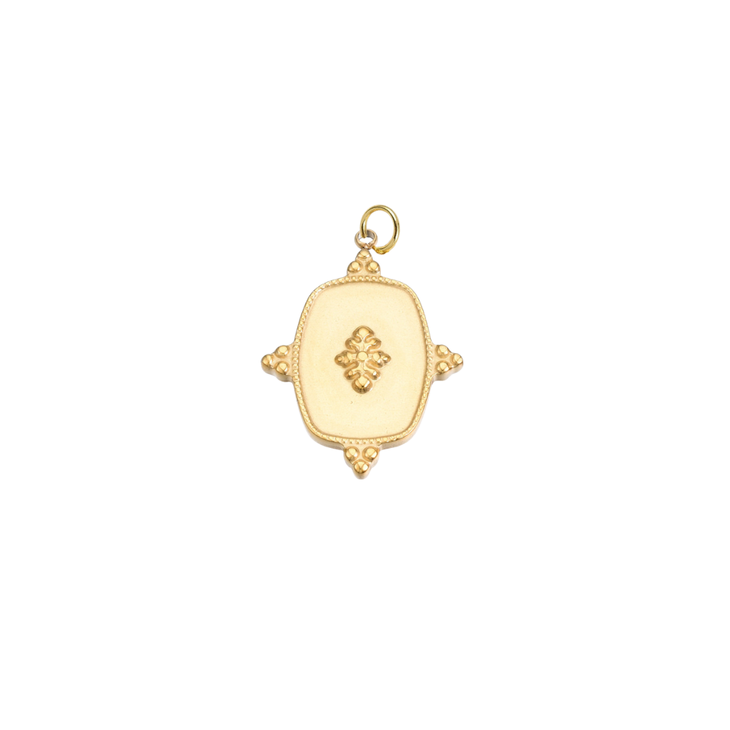 Gold Regal Crest Charm