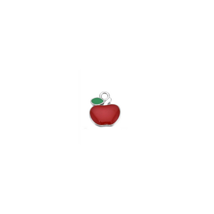 Silver An Apple a Day Charm