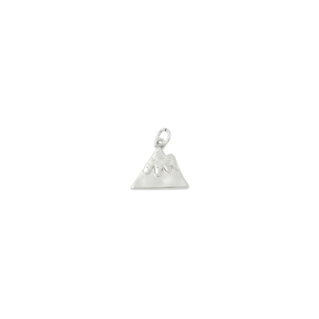 Silver Mountain Peak Charm