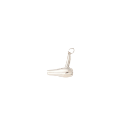 Silver Blowdryer Charm