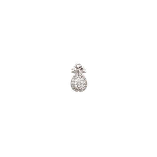 Silver Pineapple Charm