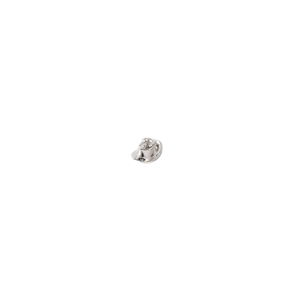 Silver Giddy Up! Cowgirl Hat Charm
