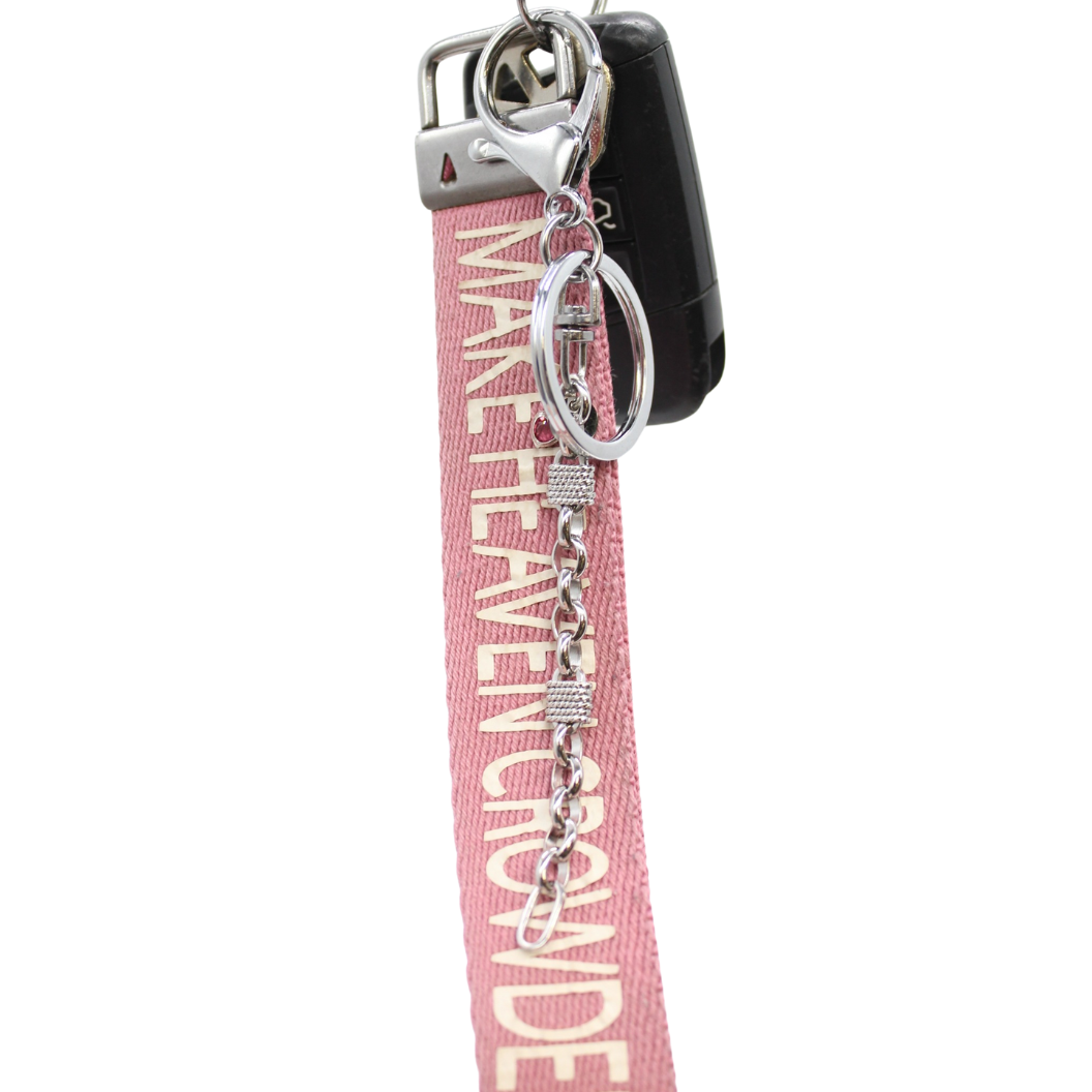 Silver Single Strand Keychain & Purse Charm