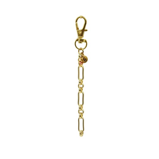 Gold Single Strand Anna Keychain & Purse Charm