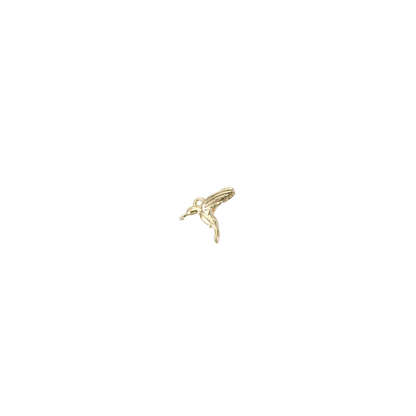 Gold Hummingbird Charm