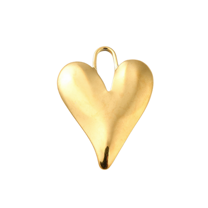 Gold Statement Heart Charm