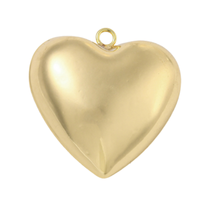 Gold Embrace Heart Charm