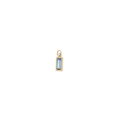 Gold Jewel Gemstone Charm - Waterproof Stainless Steel - Assorted