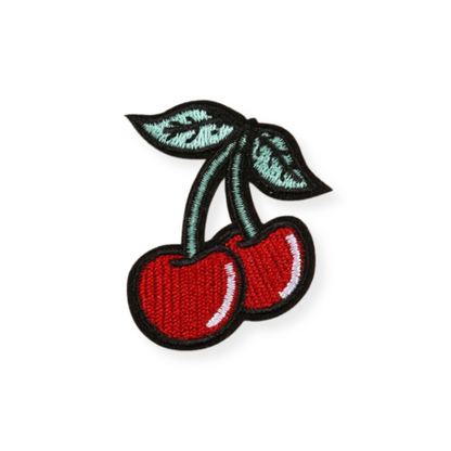 Front view of the Cherry Bomb Patch
