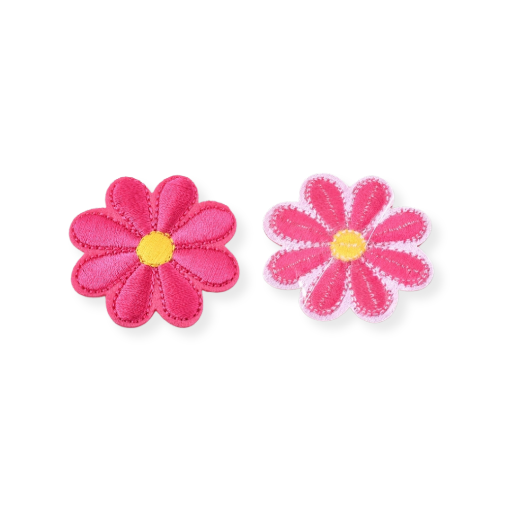 Front & Back View Flower Power Patch