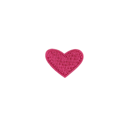 Front view of the Mini Pink Bubble Heart Patch