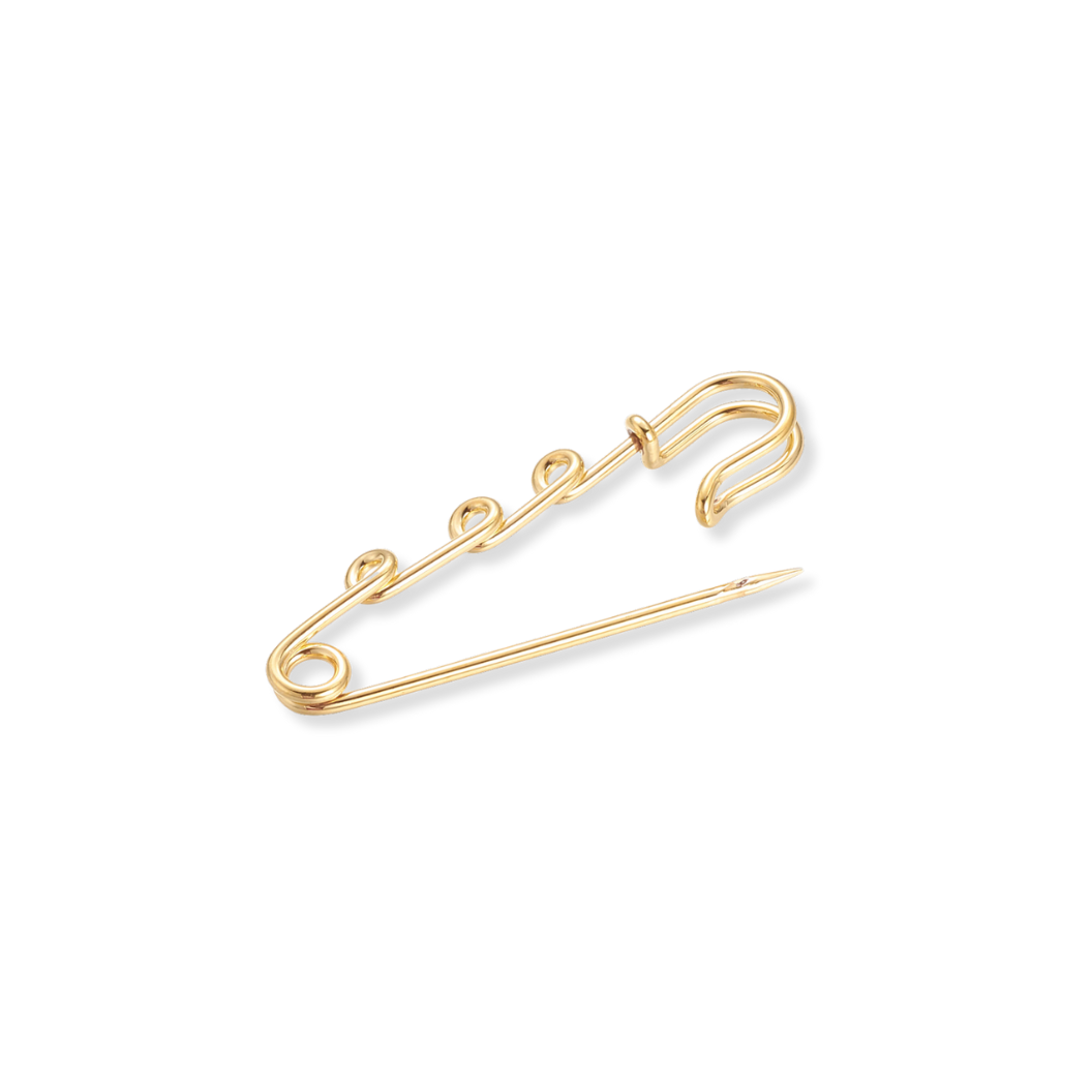 Gold Safety Pin Brooch | Pack of 2