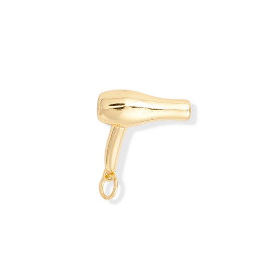 Gold Blowdryer Charm