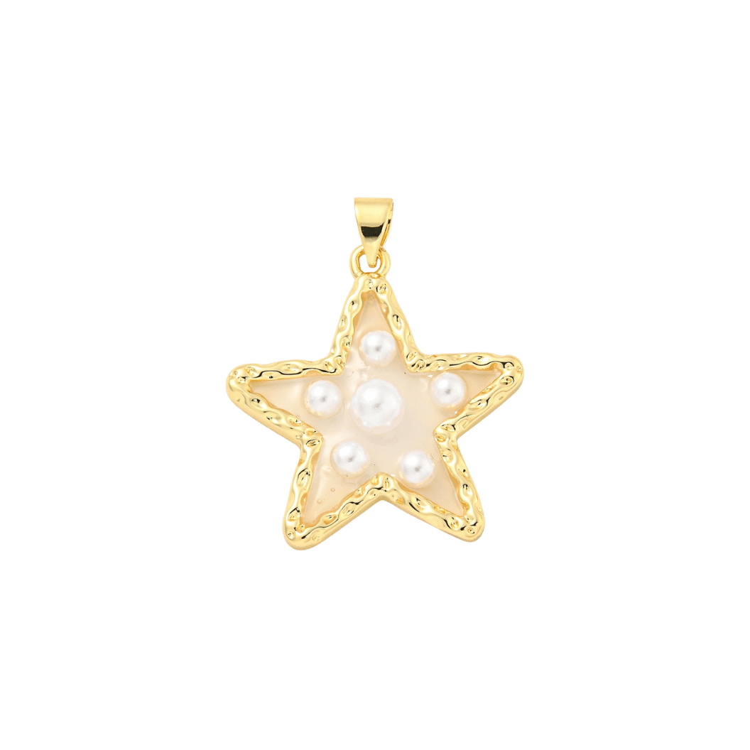 Gold Radiant Star Charm