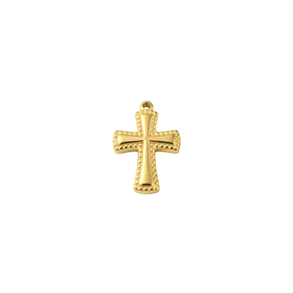 Transparent view of the Gold Sacred Cross Charm