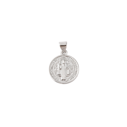 Transparent view of the Silver Christian 'God the Father' Disc Charm