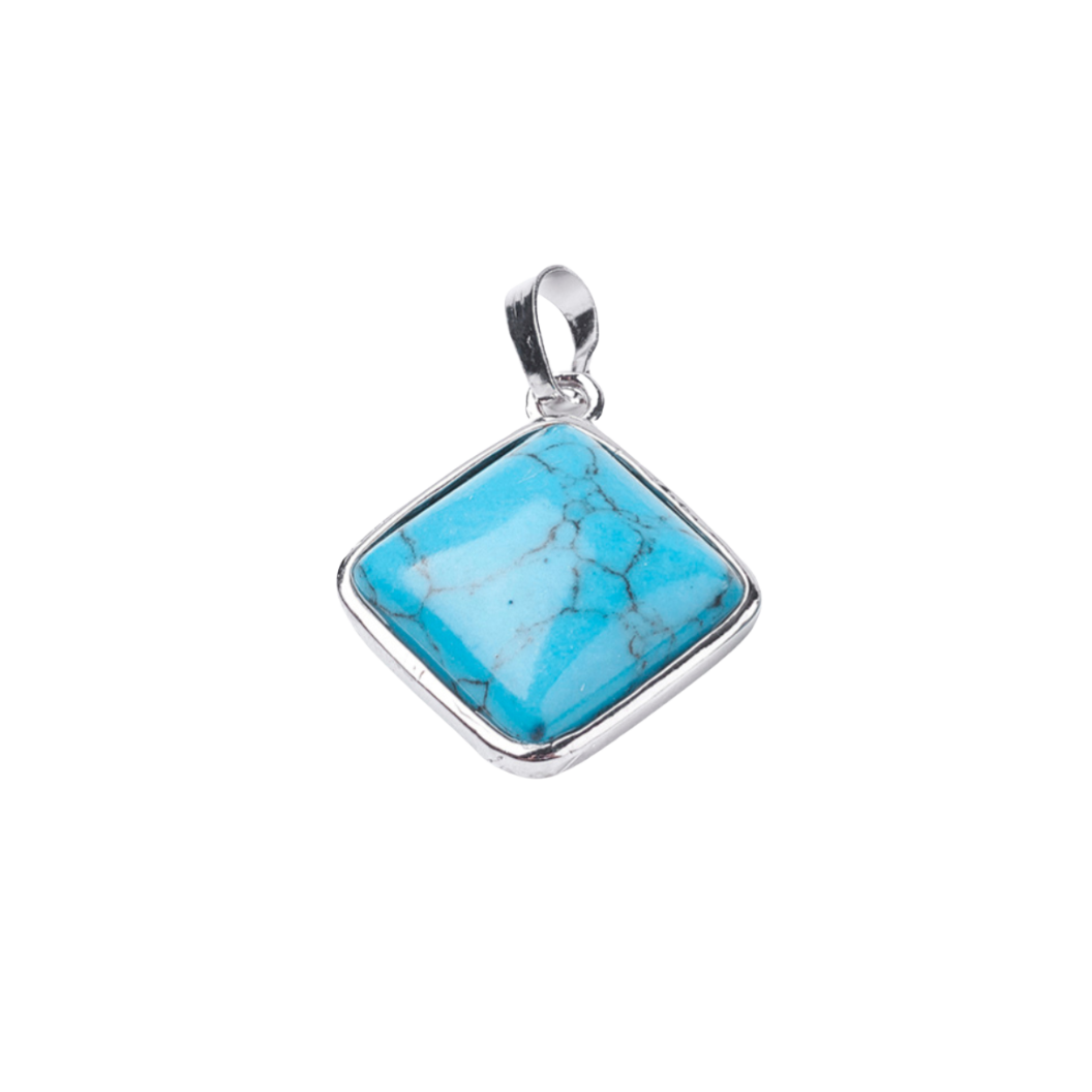 Transparent view of the Silver Turquoise Western Charm
