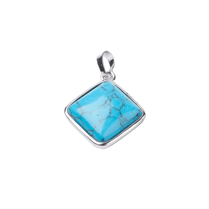 Transparent view of the Silver Turquoise Western Charm