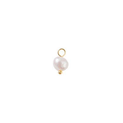 Transparent view of the Gold Sunlit Freshwater Pearl Charm
