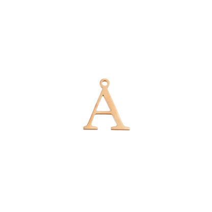 Transparent view of the Gold Greek Life Charms | Alpha