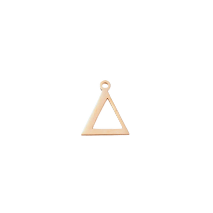 Transparent view of the Gold Greek Life Charms | Delta